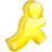 AIM yellow Icon